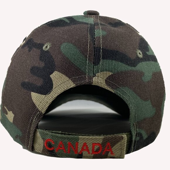 Variety To Go Canadian Baseball Hat/Cap, Adjustable Sports Hat (1008 Camo) - Picture 7 of 8